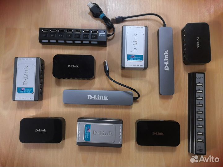 USB-разветвитель D-Link DUB-H7 (7 портов)
