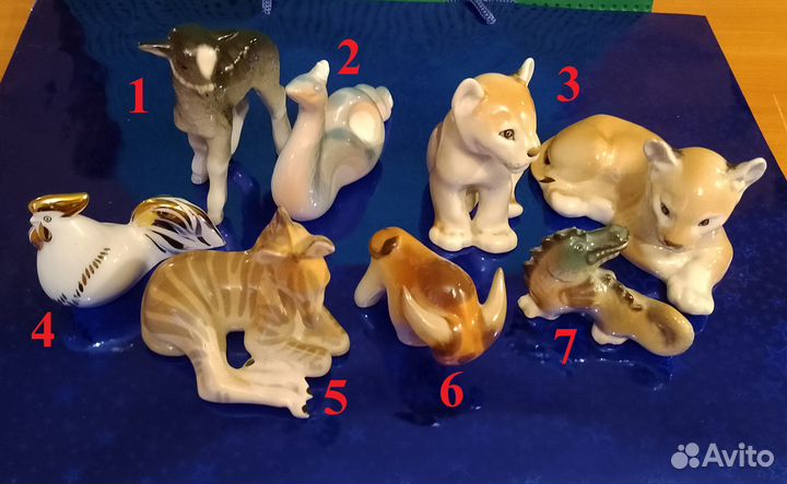 Фарфоровые фигурки / статуэтки лфз и лфз