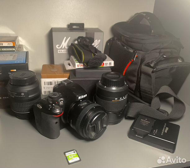 Nikon d5100 kit + 2 объектива