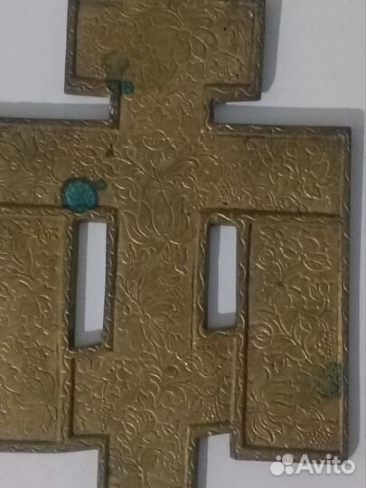 Крест киотный распятие христово С предстоящими