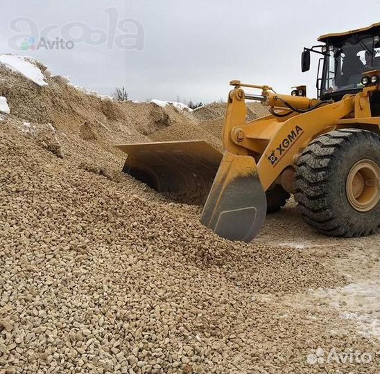 Щебень известняковый под асфальт