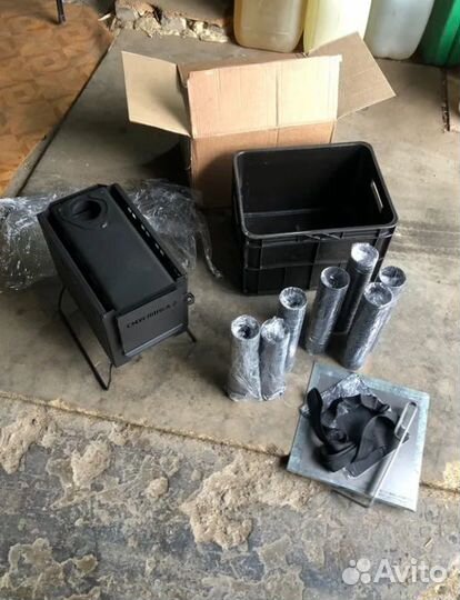 Печь для палатки зимней новая