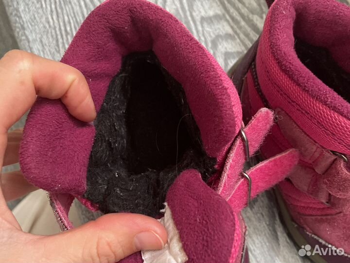 Ботинки зимние для девочки 25 размер