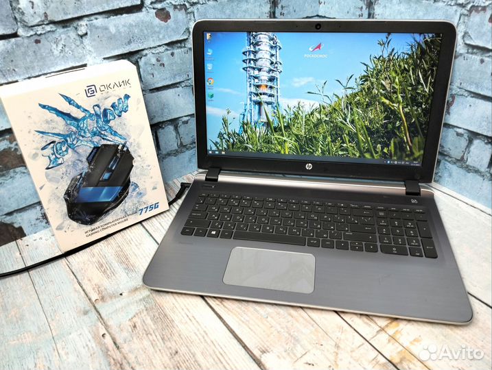 Мощный HP на A10/ RAM 8/ SSD/ Full HD