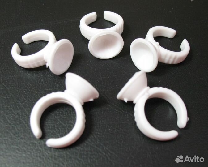 Колечки для клея при наращивании ресниц