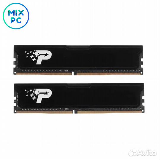 Оперативная память DDR4 16GB (2X8GB) 2666MHz Patri