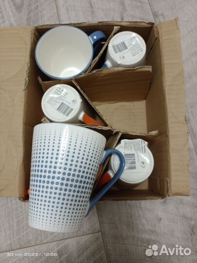 Кружки набором 6 шт новые