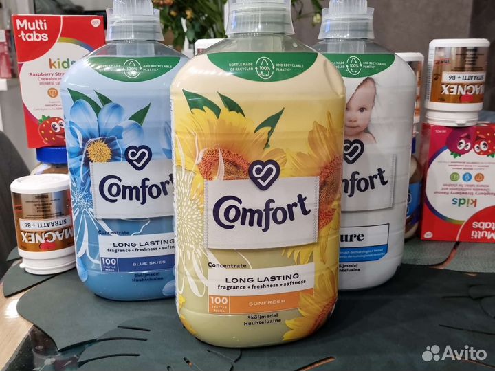 Кондиционер Comfort 1.8л 100стирок Финляндия