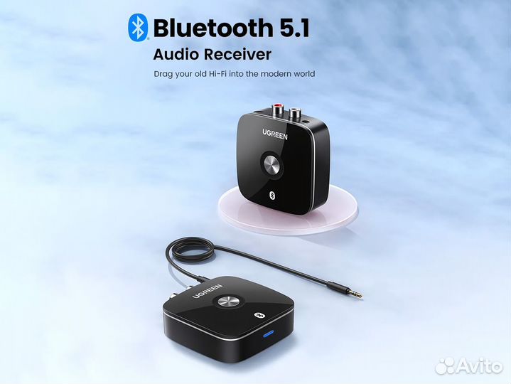 Приемник Ugreen Bluetooth 5.1 aptX HD