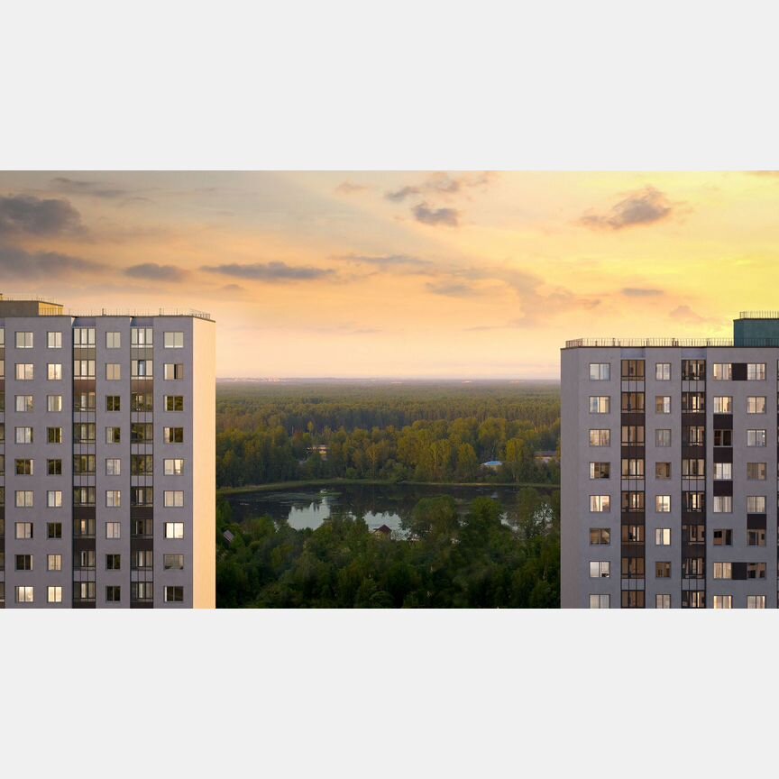 2-к. квартира, 54,1 м², 5/21 эт.