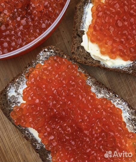 Красная икра форели за 500 гр