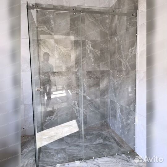 Душевая стеклянная перегородка