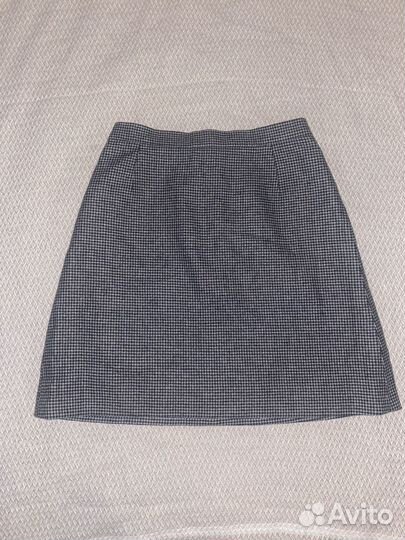 Юбка шерсть гусиная лапка