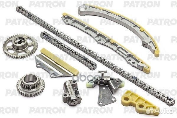 Комплект цепи грм ptck104 patron