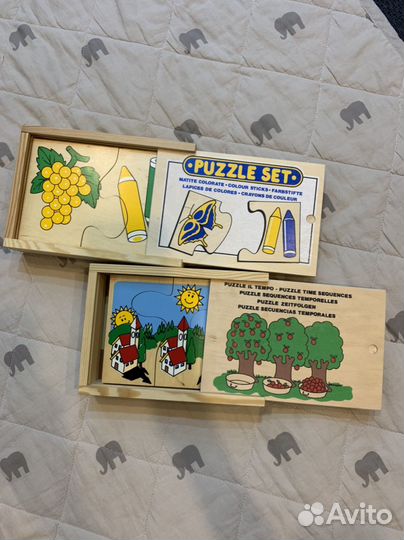 Деревянный пазл 