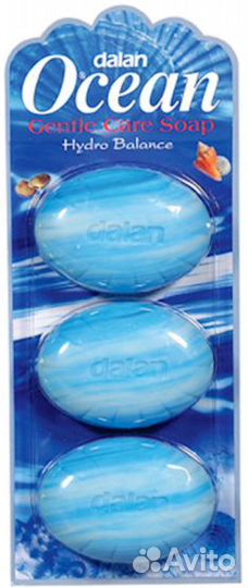 Dalan Океан мыло 3*115г Гидро-балланс (лист)