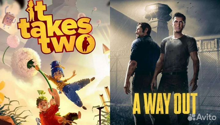 It Takes Two + A Way Out на PS4 и PS5