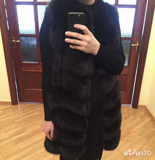 Жилет из песца