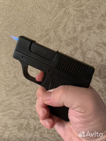 Креативный портсигар пистолет зажигалка 2в1