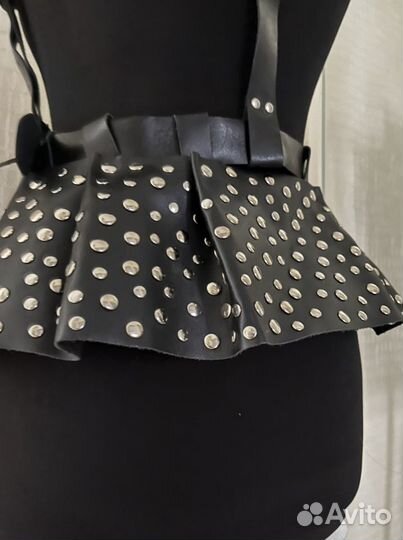 Портупея с Баской из натуральной кожи