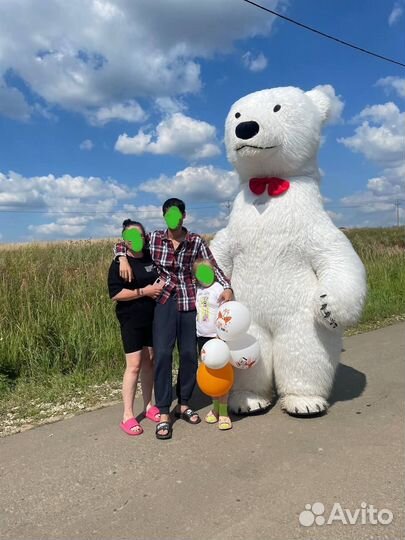 Белый мишка поздравление