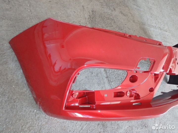 Бампер передний лада веста цвет красный