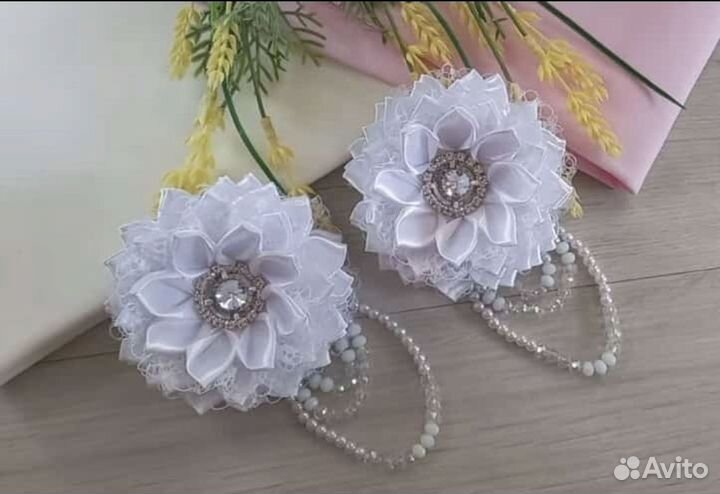 Школьные бантики ручной работы