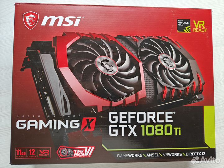 Видеокарта gtx 1080ti 11gb