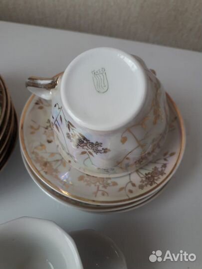 Чашка блюдцем кофейная пара