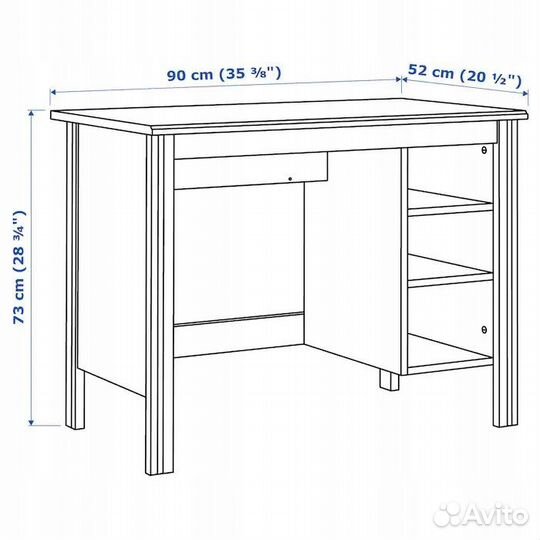 Икеа письменный стол Брусали