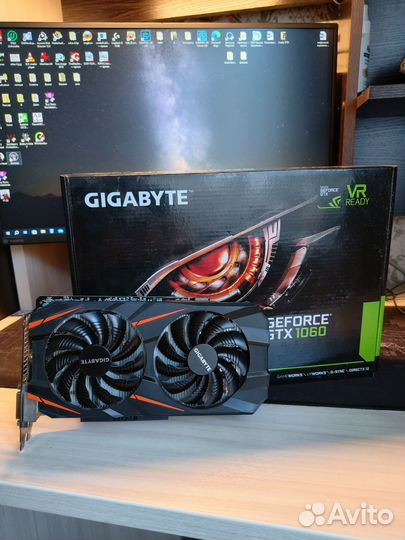 Видеокарта Gigabyte Geforce gtx 1060 6gb
