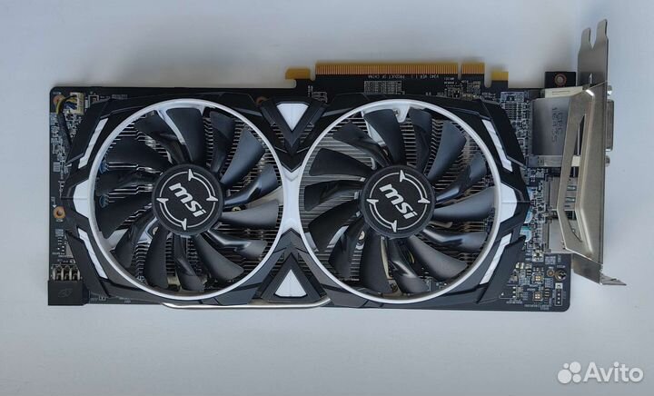 Видеокарта MSI PCI-E RX 480 armor 8G OC