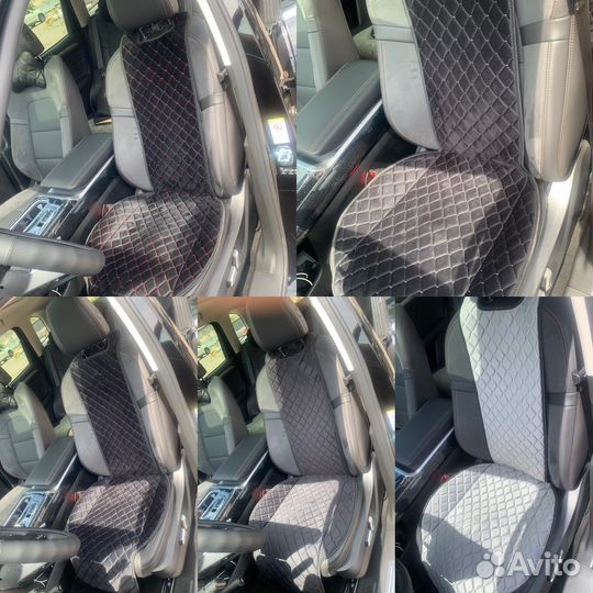 Накидки на сиденья велюр с боками универсальные