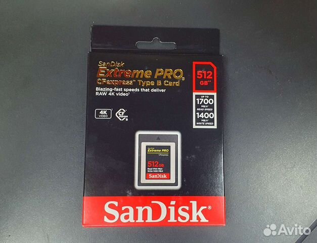 Sandisk Extreme Pro CFexpress 512GB 1700/1400