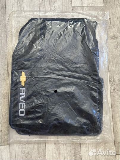 Новые коврики в салон chevrolet aveo тканевые