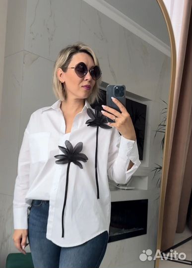 Брошь цветы