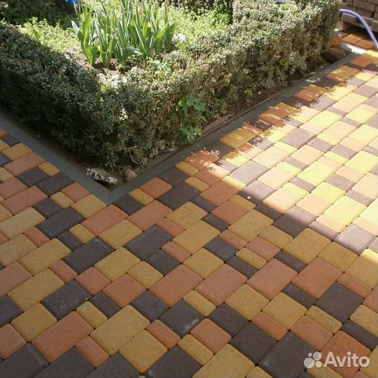 Укладка тротуарной плитки