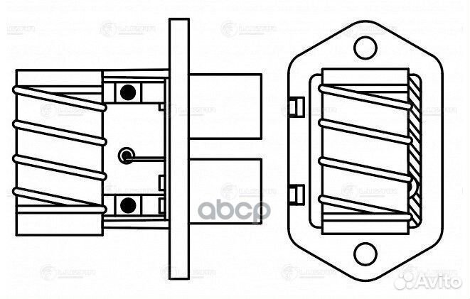 Резистор э/вент. охл. fiat albea (02) A/C+ LFR