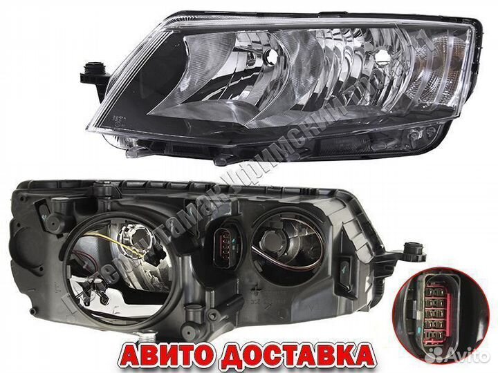 Фара skoda octavia A7 2013-2016 левая новая