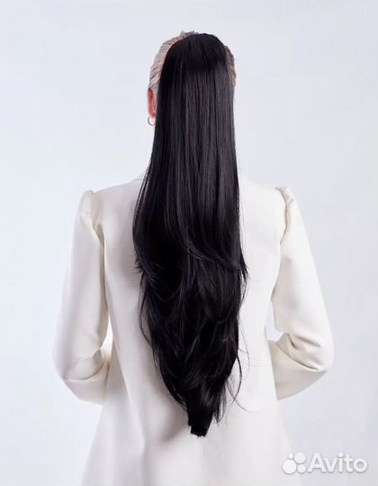 Хвост шиньон, хвост на крабе