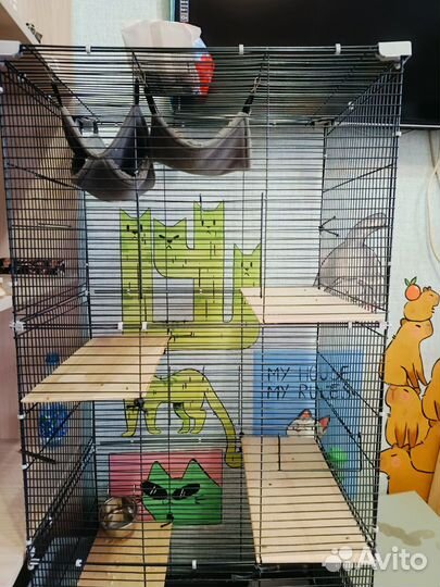 Клетка для шиншиллы