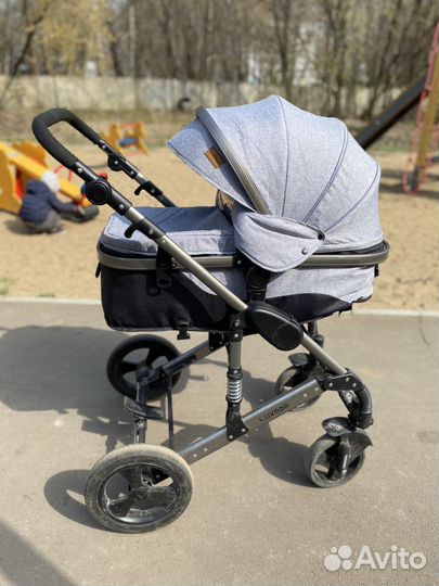 Коляска luxmom 3 в 1 бу