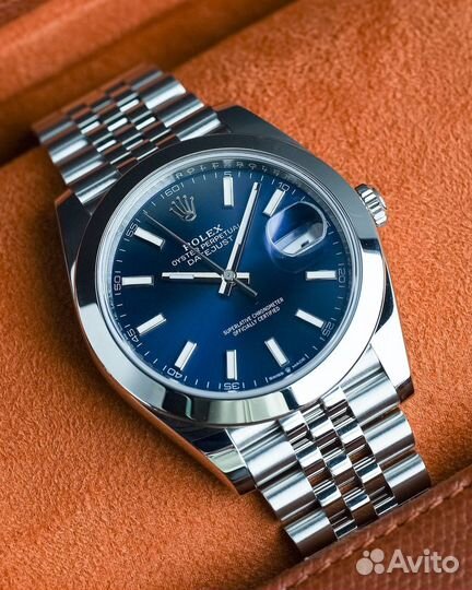 Часы rolex datejust 41mm гладкий безель