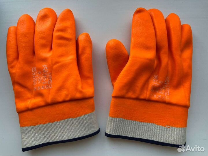 Жилет сигнальный оранжевый.Перчатки Рабочие Утепл