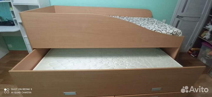 Двухъярусная кровать выдвижная бу