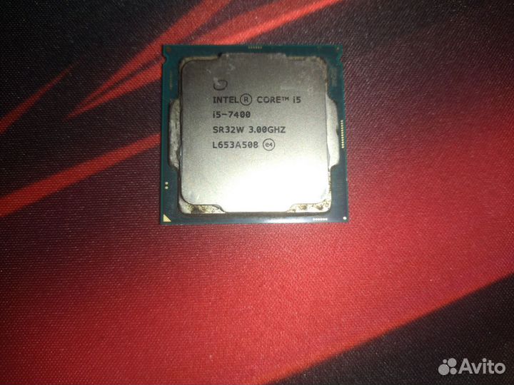 Процессор intel Core i5 7400 в хорошем состоянии