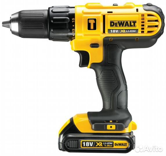 Аккумуляторная ударная дрель-шуруповерт dewalt