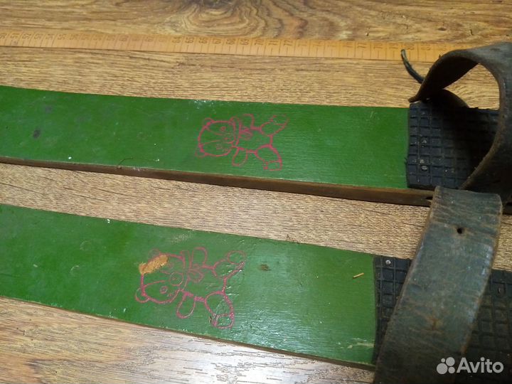 Лыжи и палки детские СССР