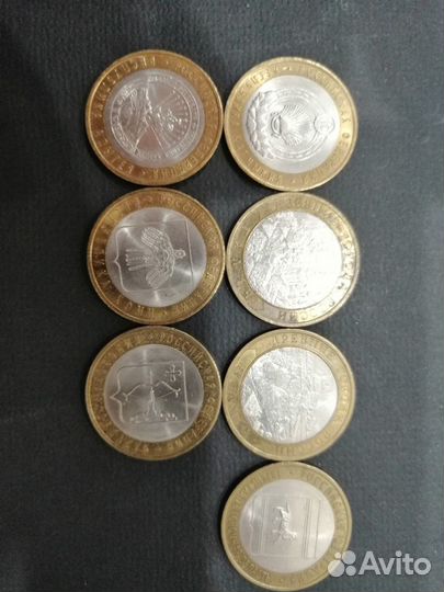 Монеты 10 рублей 2000 - 2017