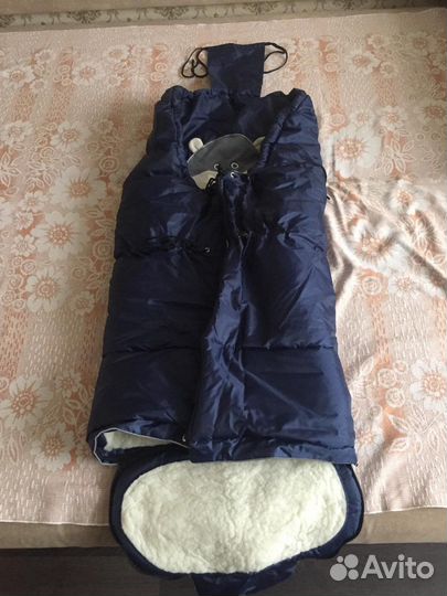 Зимний конверт в коляску